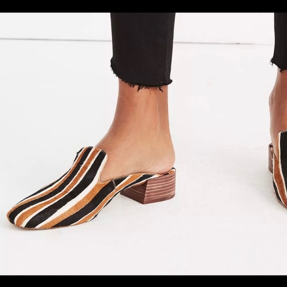 MADEWELL Striped Willa Calf Hair Loafer - Picture 3 of 10